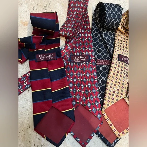Jos. A. Bank Executive Collection 100% Silk Made in USALot of 6 Men’s Neckties